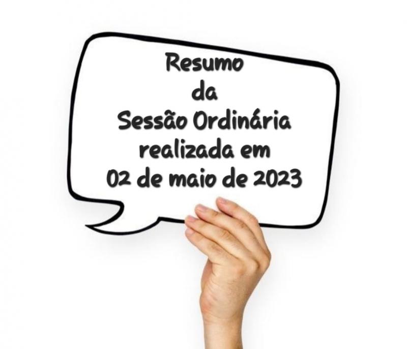 SESSÃO ORDINÁRIA